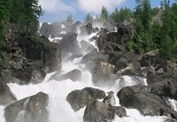 Посещение водопада Учар, расположенном в Алтайском заповеднике